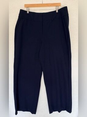 Lane Bryant Women's Navy High Rise, Wide-Leg Dress Pants - Size 16